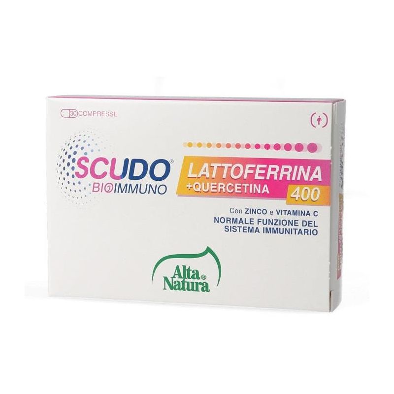 Scudo+ 30 Compresse con Lattoferrina e Quercetina 400 mg