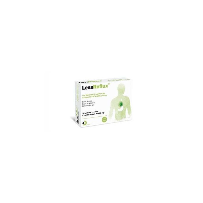 Levareflux - 30 Capsule Vegetali per il Supporto Digestivo