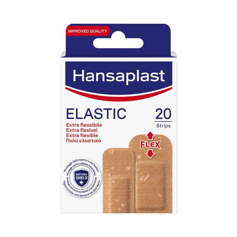 Hansaplast Elastic - Confezione da 20 Cerotti Assortiti