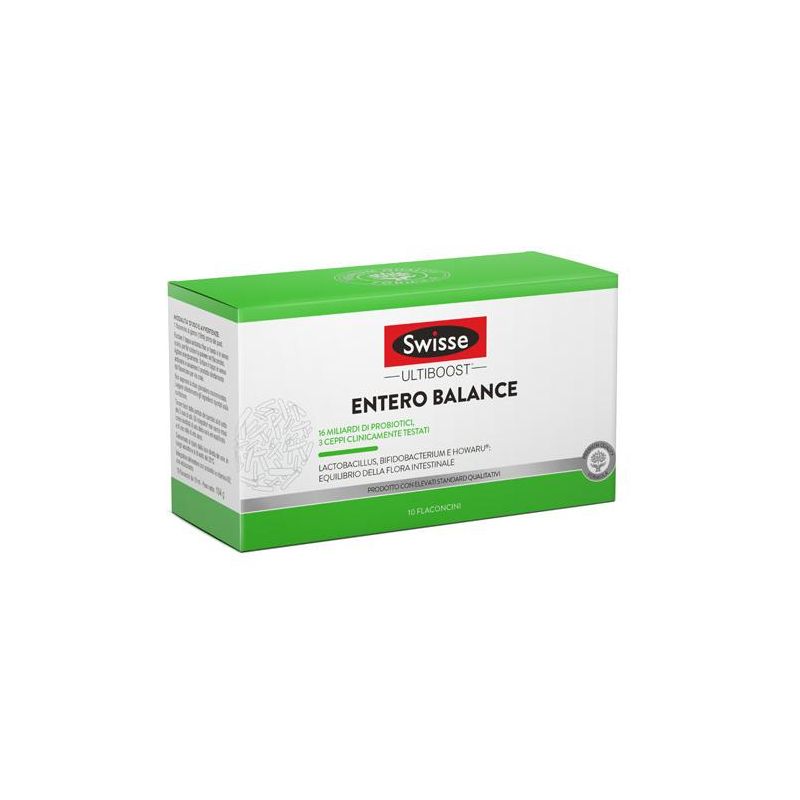 Swisse Entero Balance - Integratore Liquido per l'Equilibrio Intestinale - 10 Flaconcini