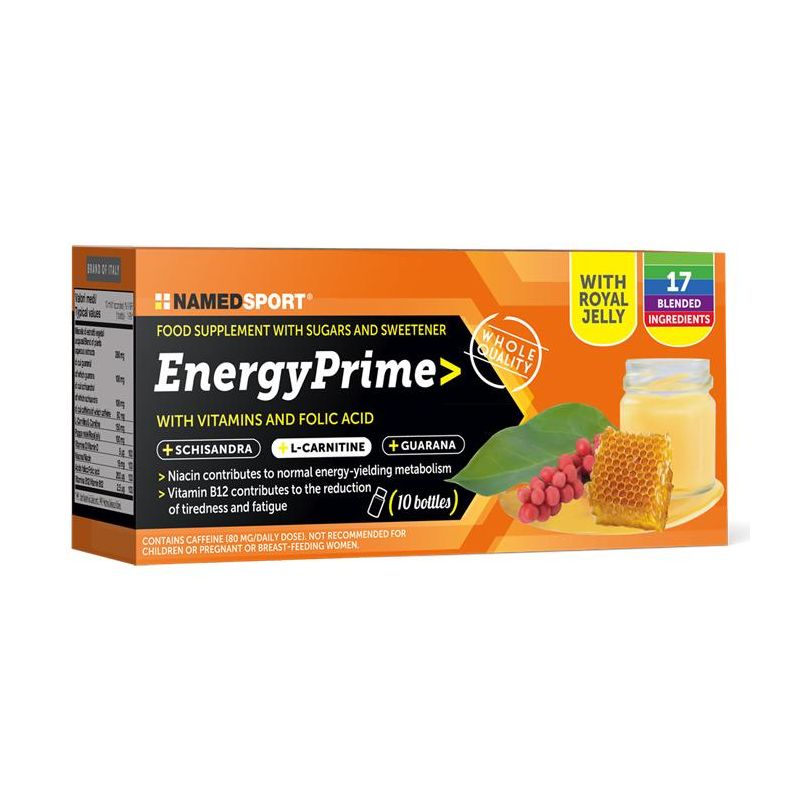 Named Sport Energy Prime: Set di 10 Flaconcini Energetici