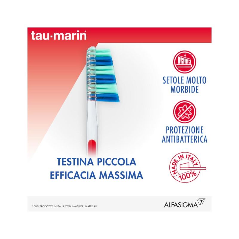 Spazzolino Professionale Taumarin Extra Morbido con Protezione Antibatterica