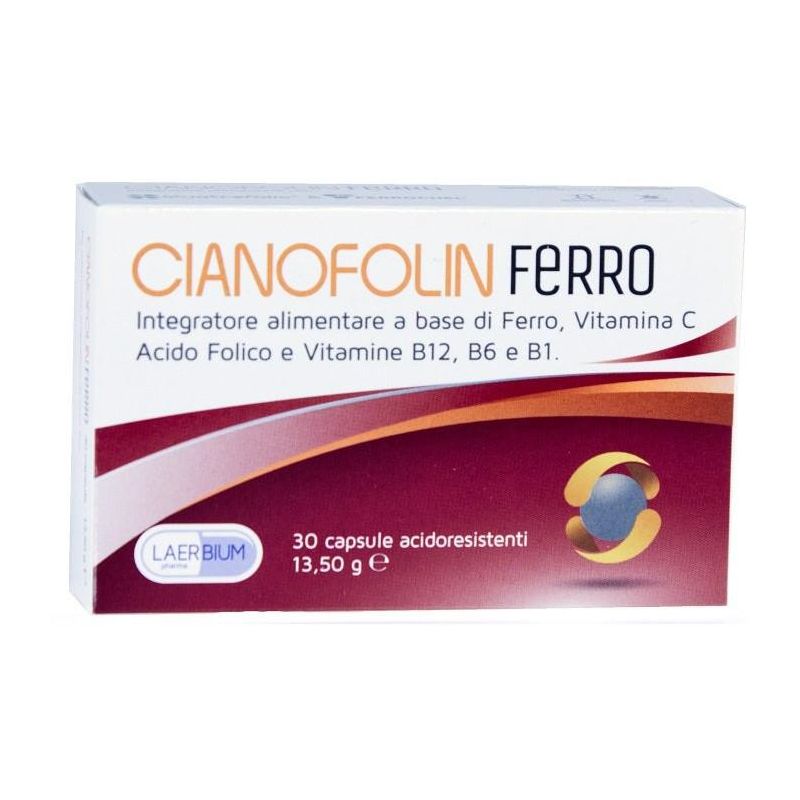 Cianfolin Iron Supplement - 30 Capsule Pack