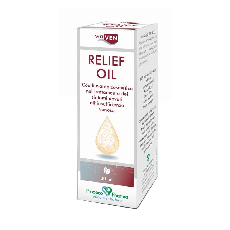 Waven Relief, Olio Cosmetico di Supporto - 30ml