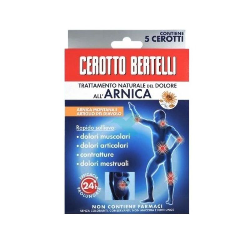Bertelli Cerotti Arnikos - Confezione da 5 Pezzi