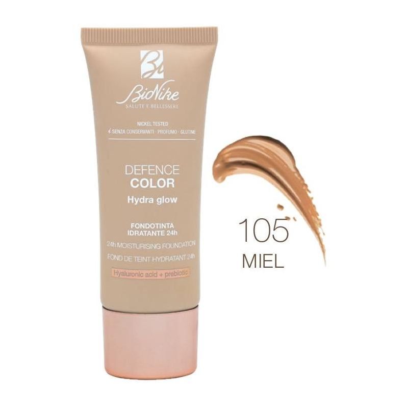 Bionike Defence Color Hydra Glow Fondotinta 105 Miel 30ml
