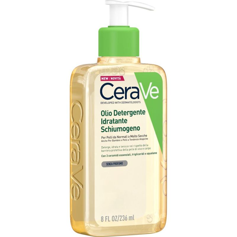 Cerave Olio Detergente Schiumogeno Idratante - 236ml