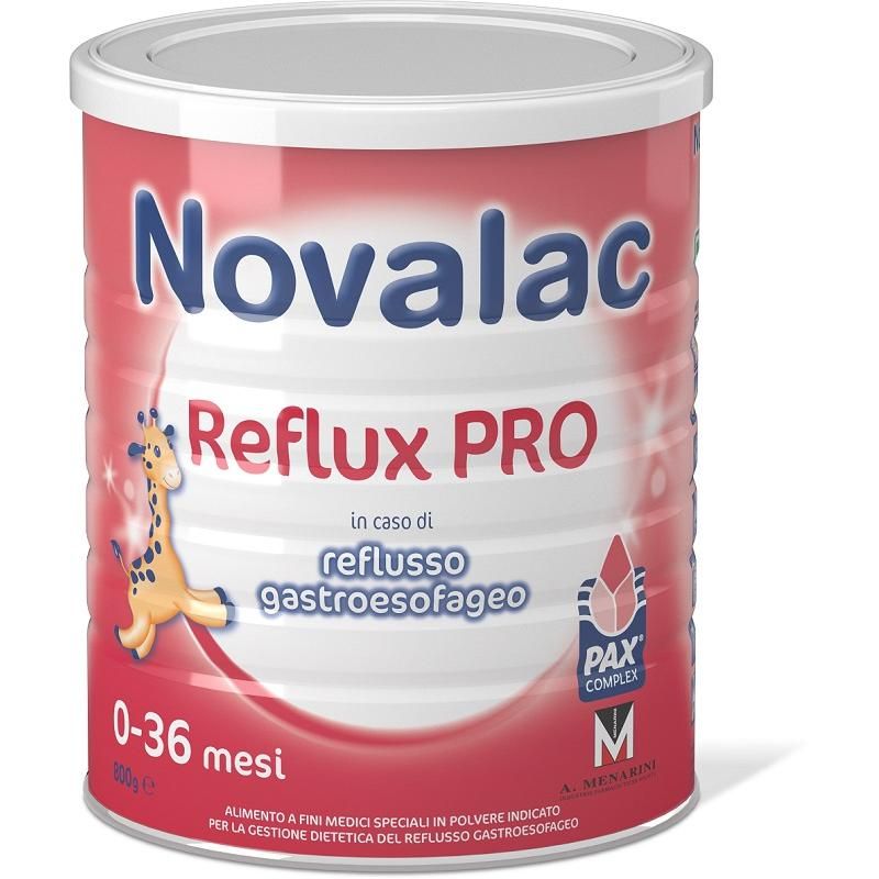 Novalac Reflux Pro 800g - Formula Anti-Reflusso per Neonati e Bambini