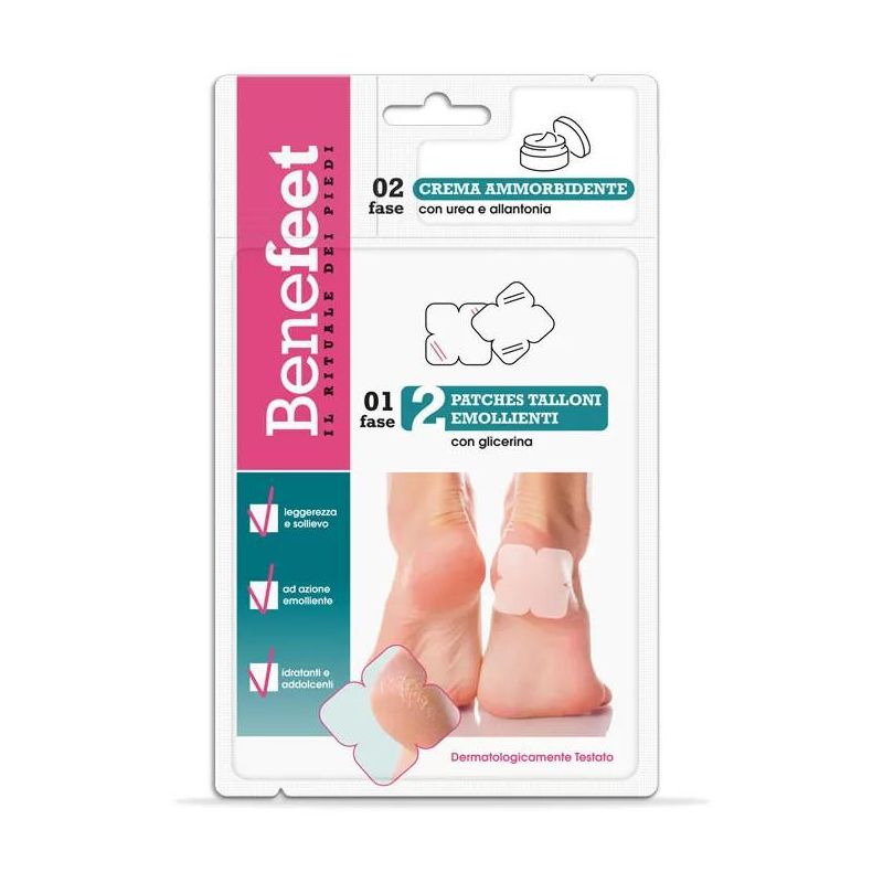 Biogenya Benefeet Crema Ammorbidente per Piedi con Patches Emollienti