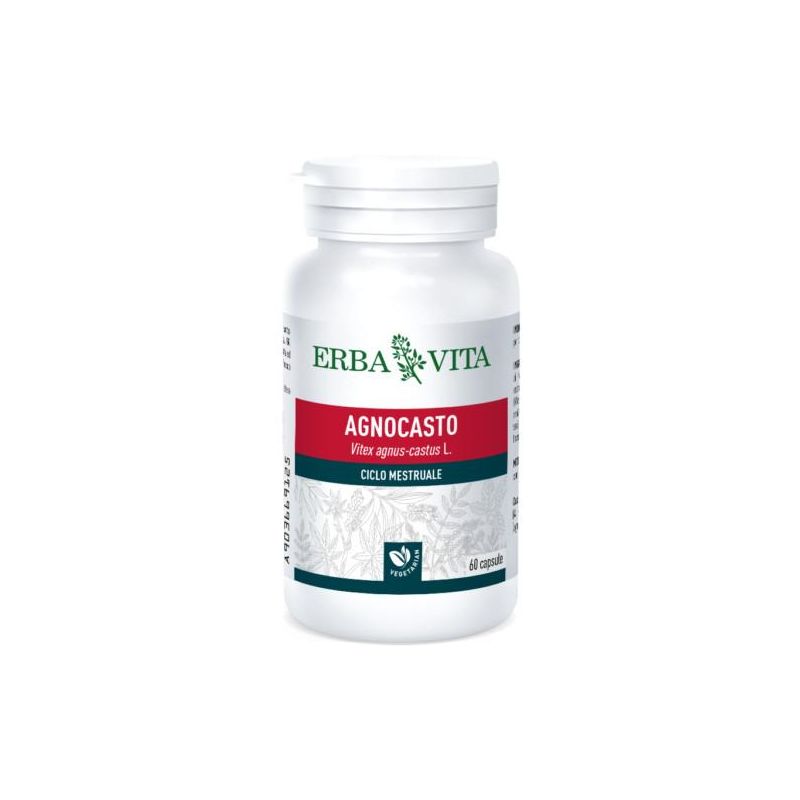 Erba Vita Agnocasto - Integratore Naturale in 60 Capsule