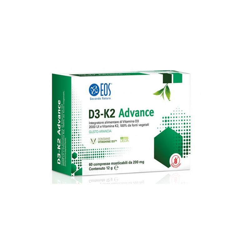 Advanced Eos D3-K2 Chewable Tablets - Confezione da 60