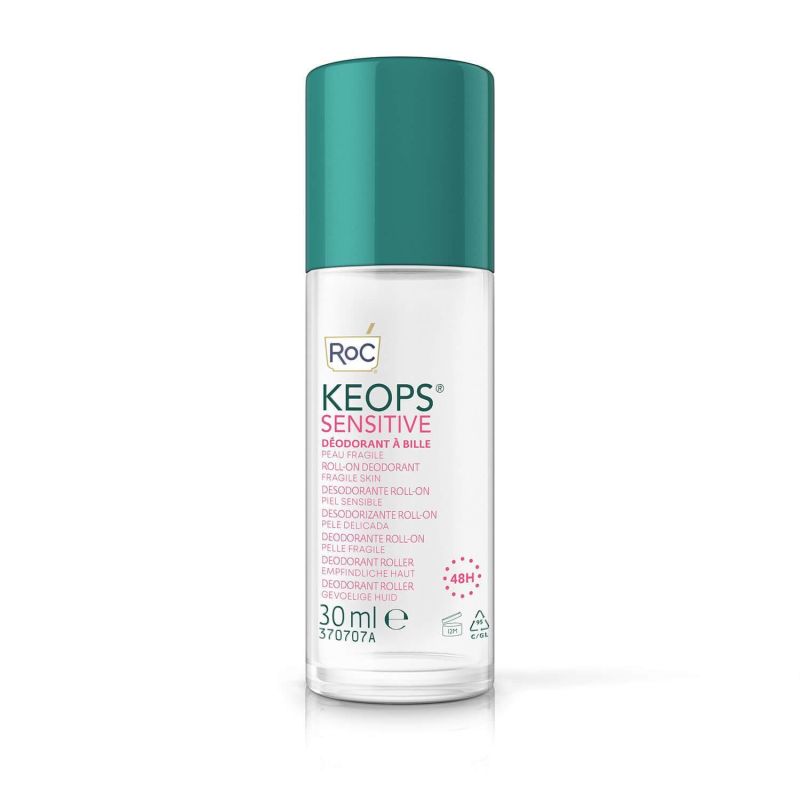 Roc Keops Sensitive Skin Deodorant Roll-On, 30ml