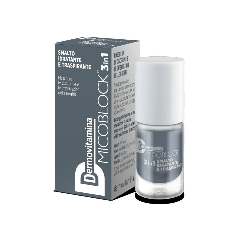 Dermovitamina Micoblock 3-in-1 Smalto Protettivo Grigio, 5ml