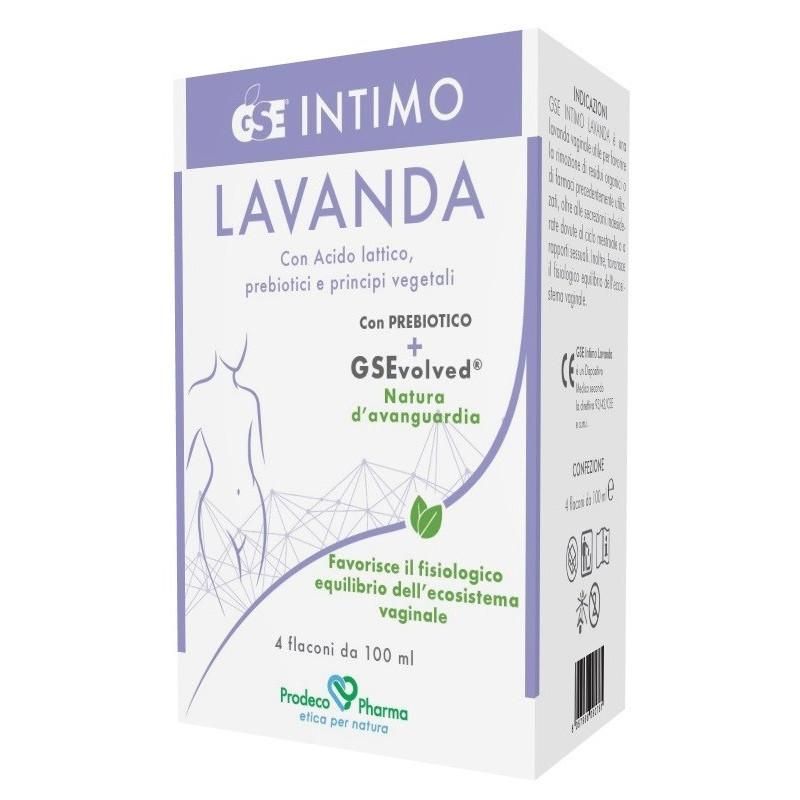 Lavanda GSE Intimo - Pacchetto di 4 Flaconi da 100ml
