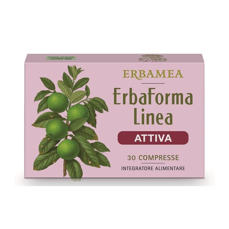Erbamea Erbaforma Linea Attiva - Integratore Naturale in Compresse, 30 Compresse
