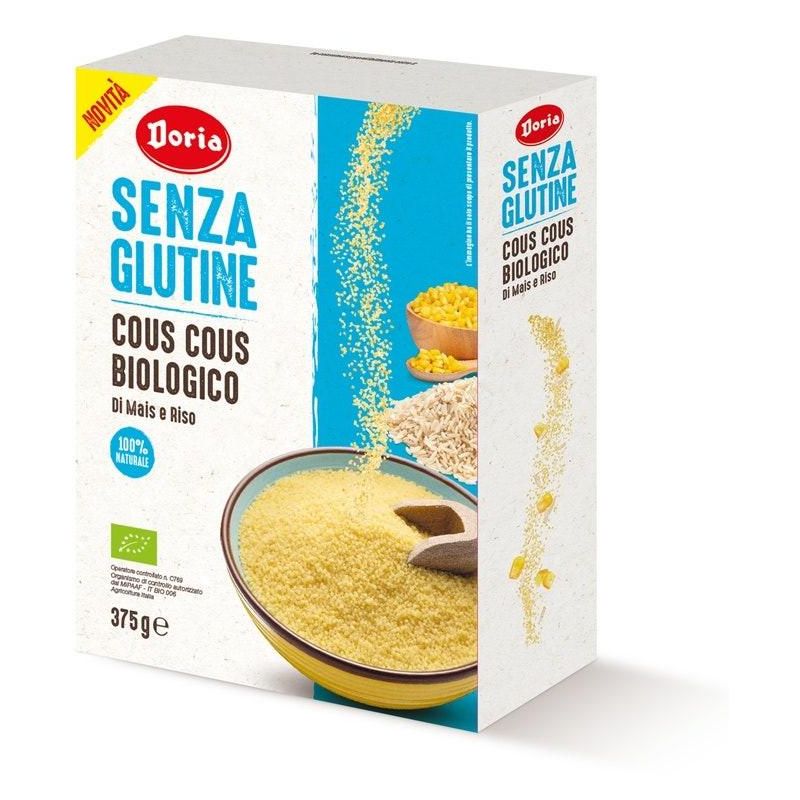 Doria Bio Cous Cous di Mais e Riso, Senza Glutine, 375g