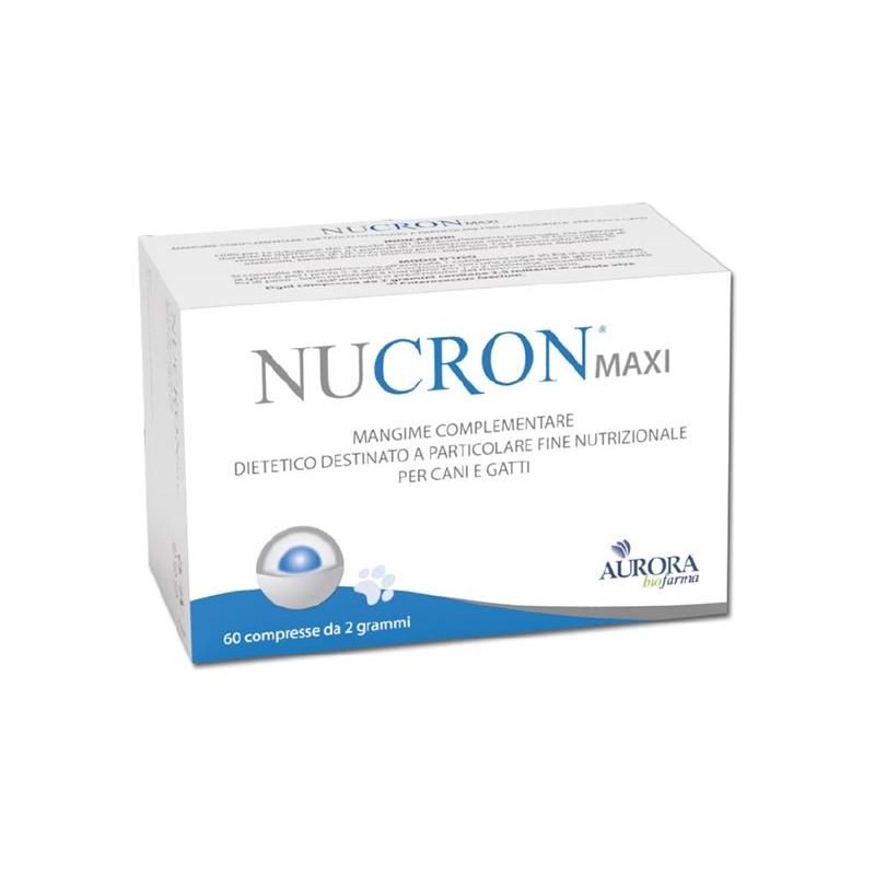 Nucron Maxi - Compresse Dietetiche per Cani e Gatti - 60 Compresse