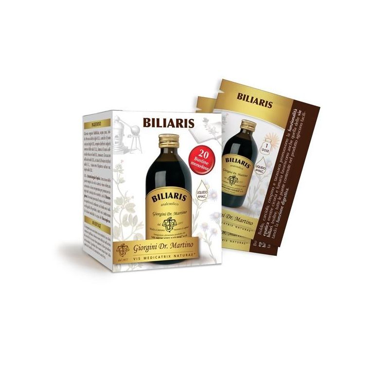 Dr Giorgini Biliaris - Integratore Liquido Analcolico per il Fegato - 20 Bustine