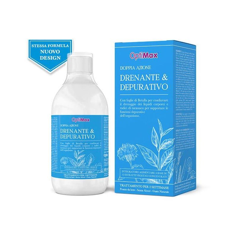 Optimax Drenante Depurativo Extra Strength 500ml