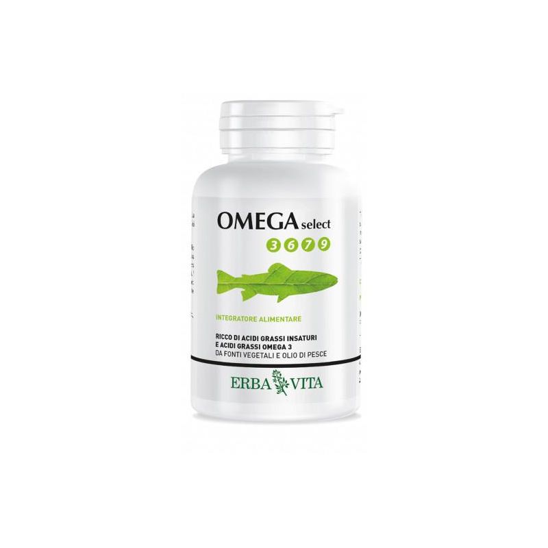 Erba Vita Omega Select 3679 - Integratore di Omega in 120 Perle