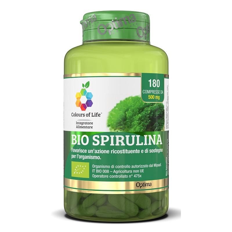 Optima Life Bio Spirulina - 180 Compresse