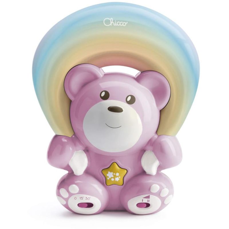 Chicco Orsetto Proiettore Arcobaleno in Rosa - Gioco 1 Pezzo