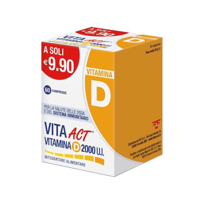 Vita Act Vitamina D 2000 UI - Confezione da 60 Compresse