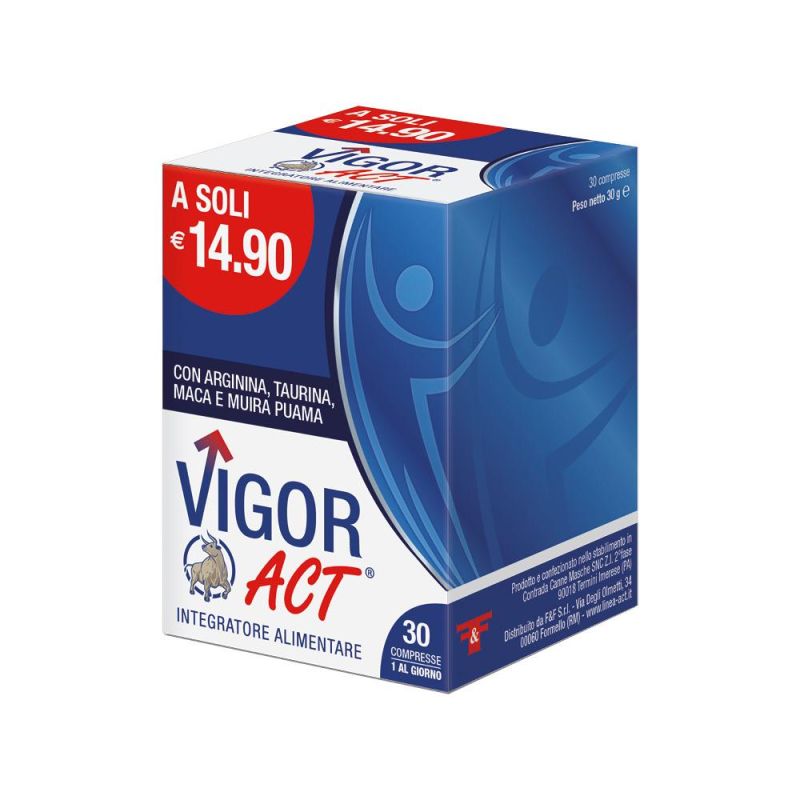Vigor Act - Integratore Energetico, 30 Compresse