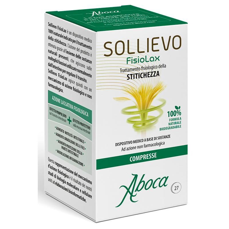 Aboca Fisiolax Sollievo - 27 Compresse per Regolazione Intestinale