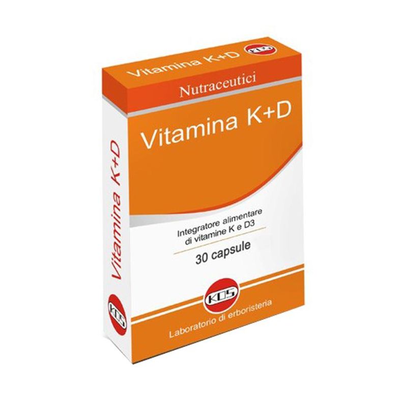 Kos Vegetale: Vitamine K+D in 30 Capsule Salutari