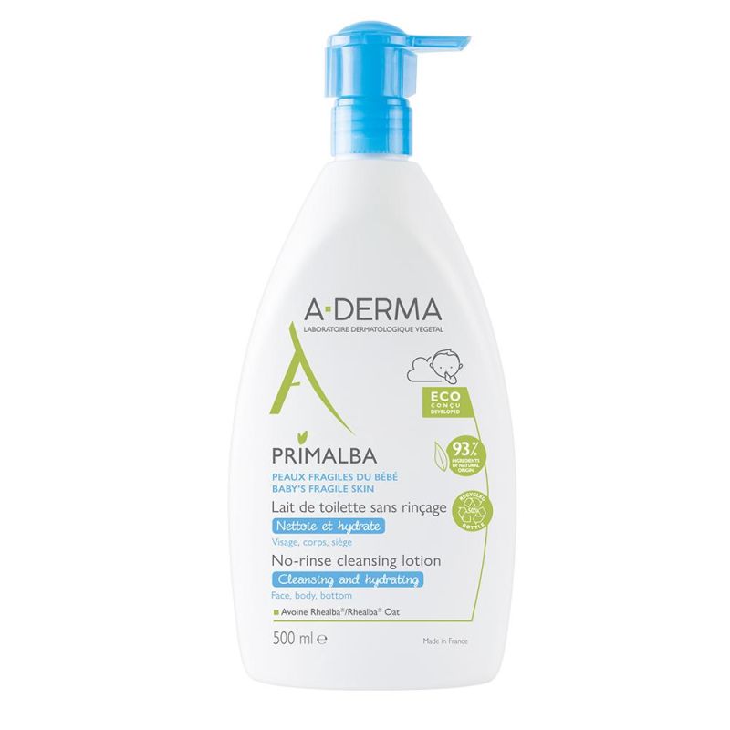 A-Derma Primalba Latte Detergente No-Rinse 500ml