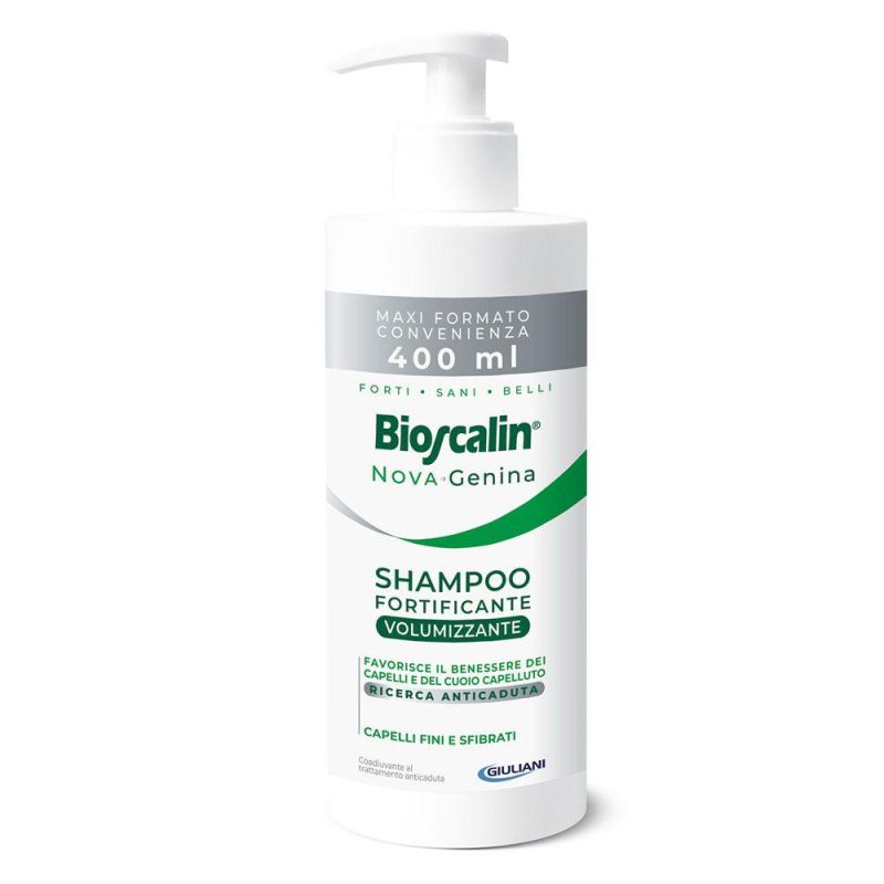 Bioscalin Nova Genina - Shampoo Fortificante e Volumizzante, 400ml