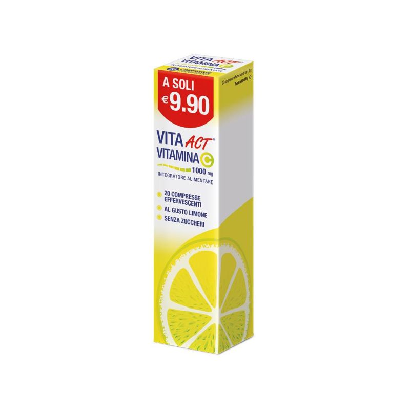 Act Vitamina C 1000mg - 20 Compresse Effervescenti