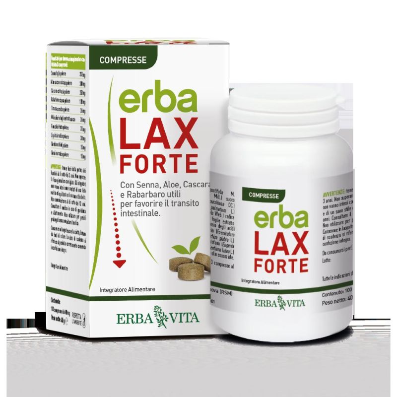 Erbalax Forte - Integratore Naturale, 100 Compresse