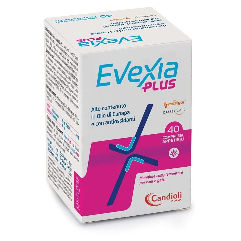 Evexia Plus - Integratore Nutrizionale Avanzato per Cani e Gatti - 40 compresse