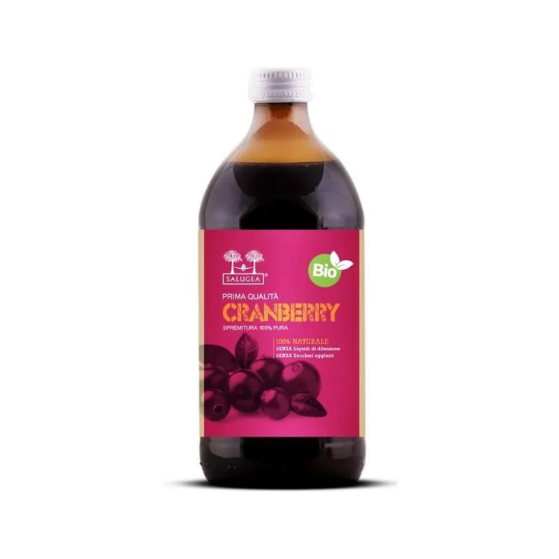 Salugea Succhi di Mirtilli Rossi Biologici 500ml