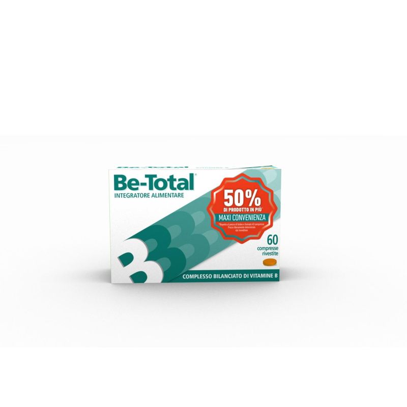 Be-Total Supplemento Energetico per Adulti - 60 Compresse