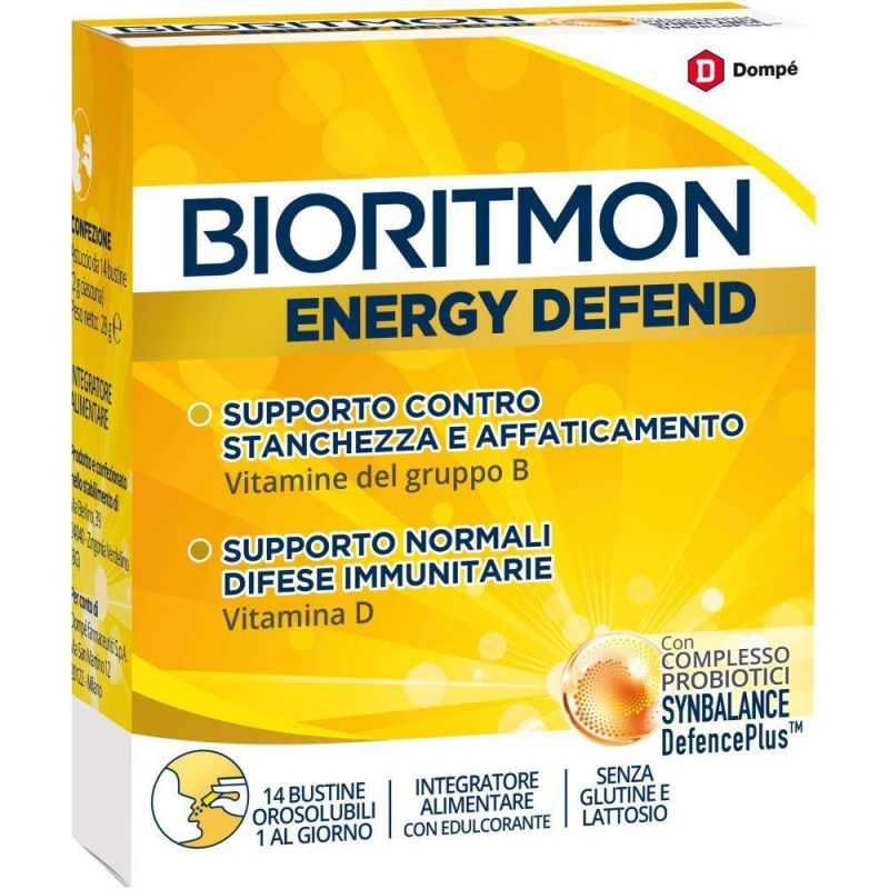 Bioritmon Energy Defend - 14 Bustine per Supporto Energetico