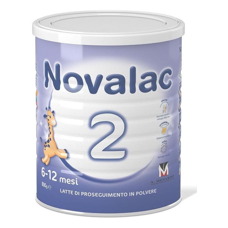 Novalac Latte in Polvere Fase 2 per Bambini dai 6-12 Mesi, 800g