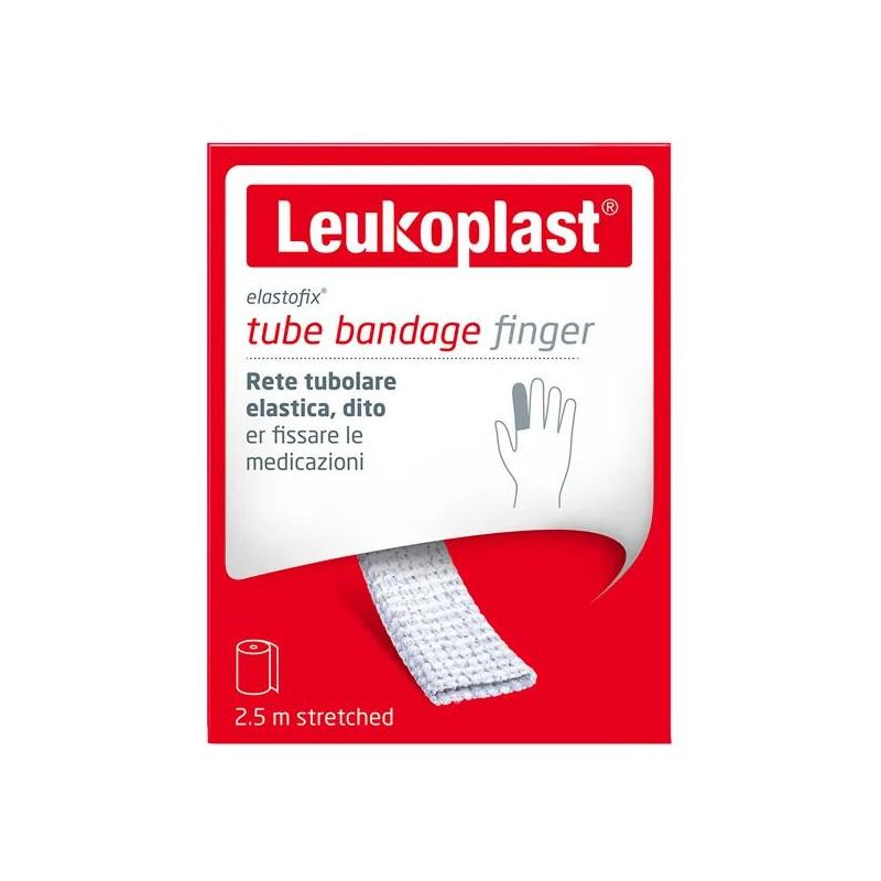 Benda in Rete Elastica Leukoplast Elastofix per Dito, Lunghezza 2,50mt