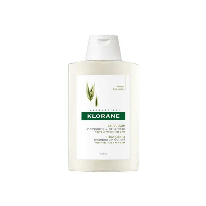 Klorane Ultra-Gentile Shampoo con Latte d'Avena, 200ml