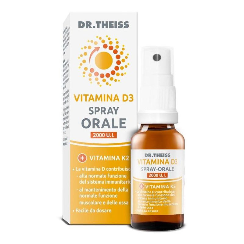 Dr Theiss Spray Orale con Vitamina D3, 20ml