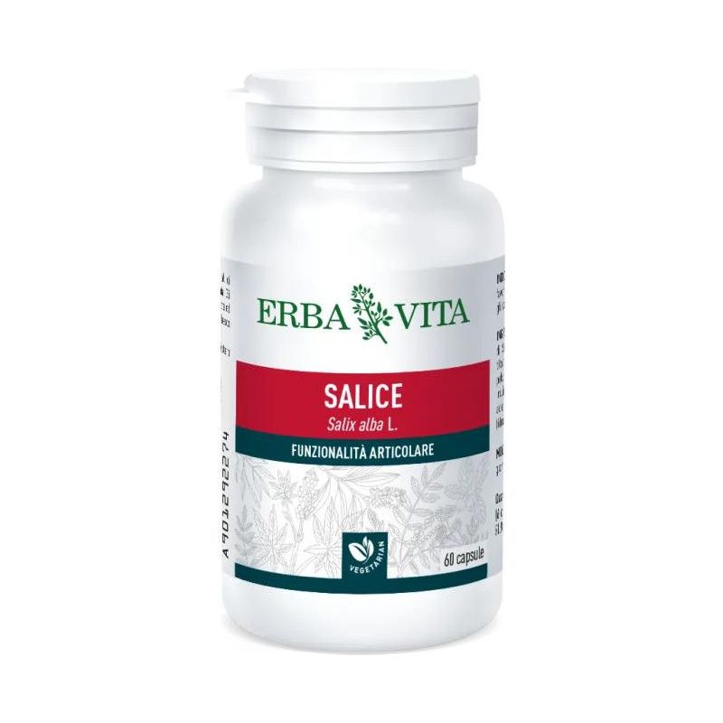 Erba Vita - Capsule di Salice - Confezione da 60 Pezzi