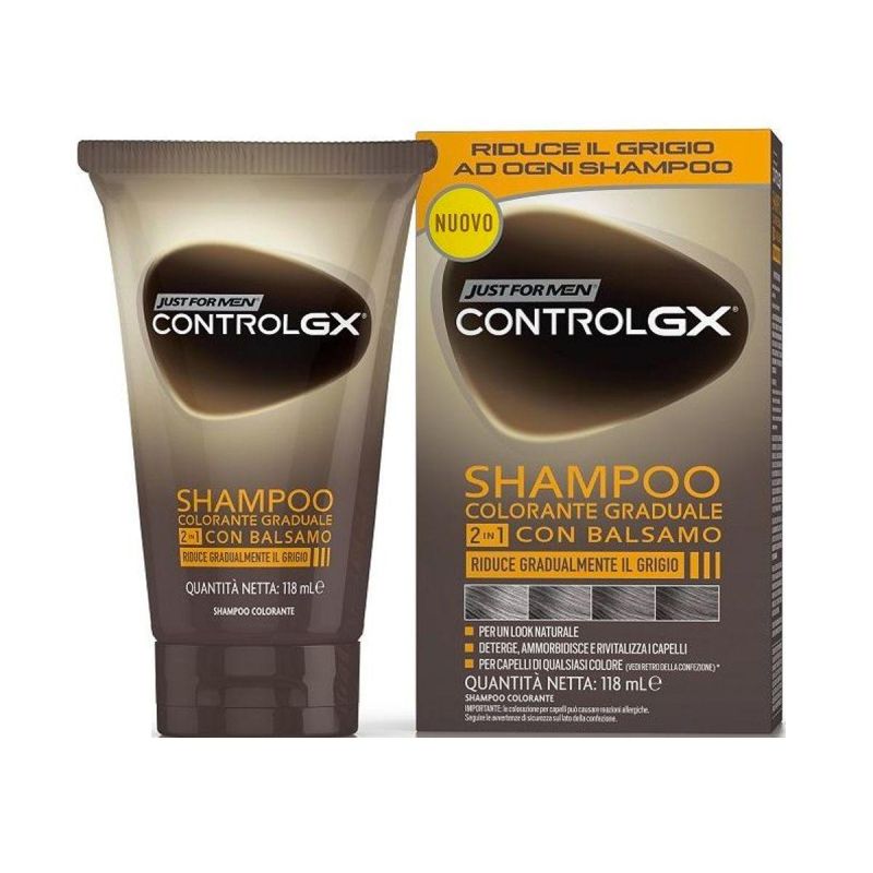 Just For Men Control GX - Shampoo e Balsamo 2 in 1 - 118ml