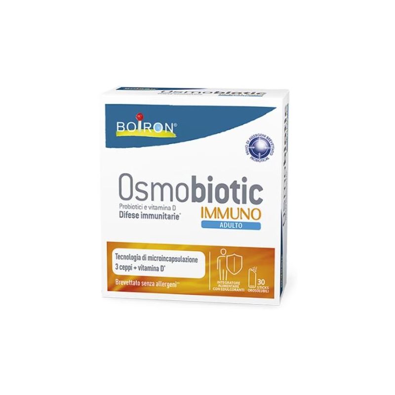 Boiron Osmobiotic Immuno Supporto per Adulti, 30 Stick