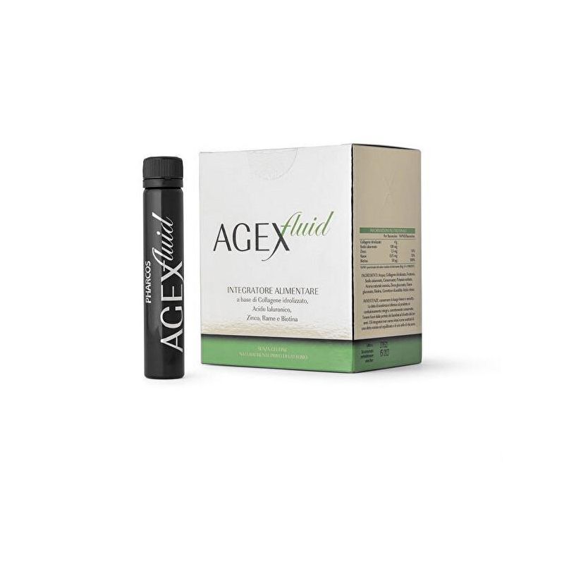 Pharcos Agex Fluid - 15 Ampolle Rigeneranti