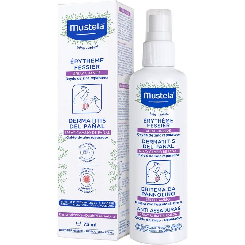 Mustela Spray Riparatore con Ossido di Zinco, 75ml