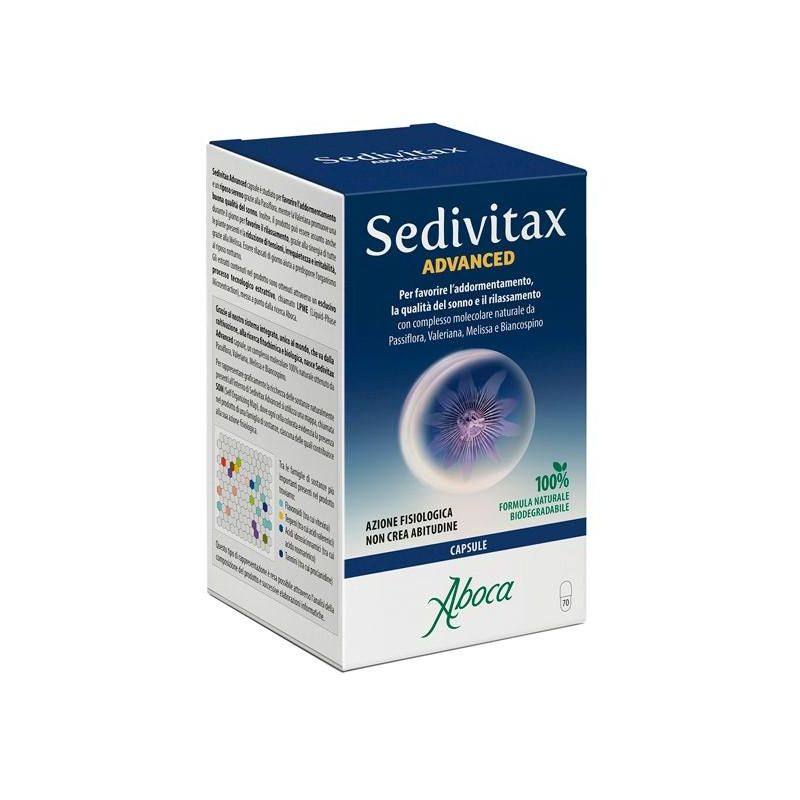 Sedivitax Advanced - Integratore Naturale per il Sonno, 70 Capsule