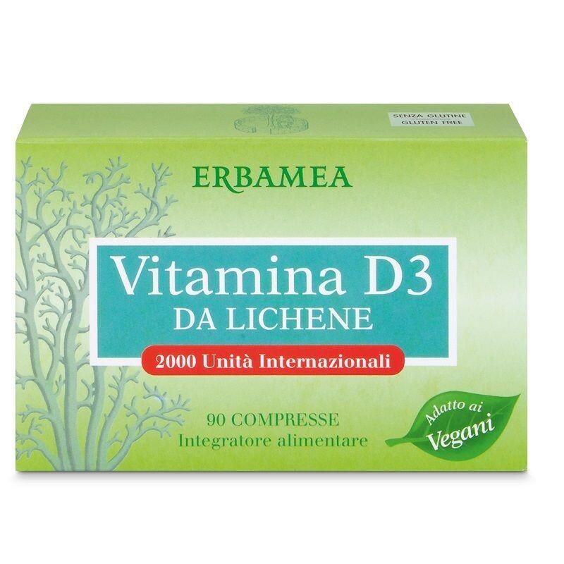 Erbamea Vitamina D3 da Lichene - 90 Compresse