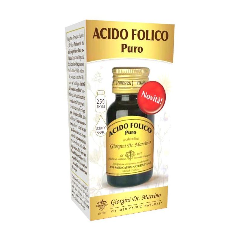 Dr. Giorgini Acido Folico Liquido Puro e Analcolico 30ml
